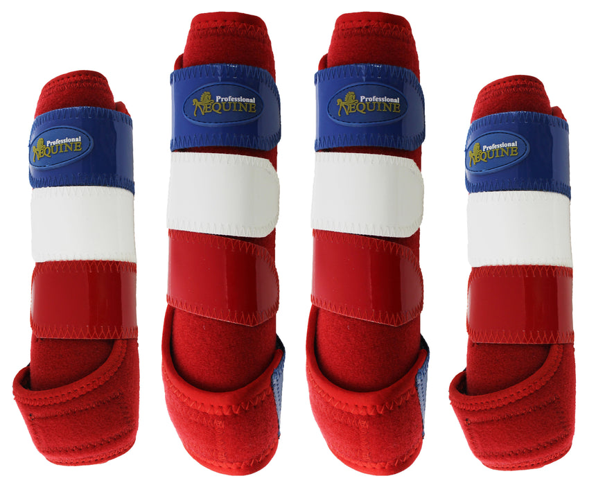 Horse Sports Medicine Splint Boots Patriotic 4144
