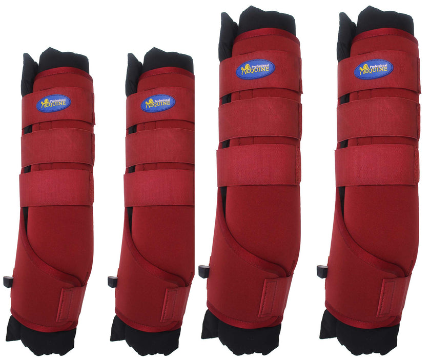 Horse Sports Medicine Front Leg Splint Boots Fuchsia 4186MR