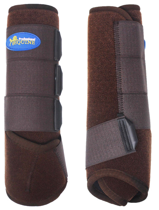 Large Horse Sports Medicine Front Pair Leg Splint Boots 41RDA-L