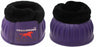 Horse Training Ribbed Rubber Hoof Impact Overreach Protection Fleece Lined Bell Boots 41HI01