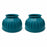 Horse Training Ribbed Rubber Hoof Impact Pull On Overreach Protection Bell Boots 41HI02