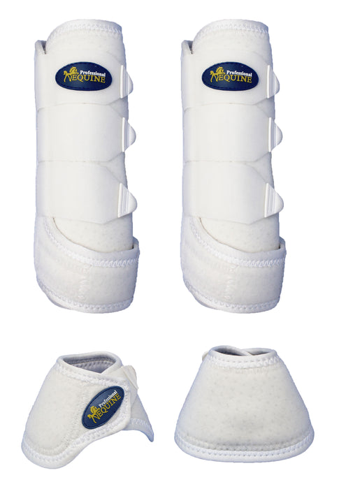 Horse Sports Medicine Leg Splint Boots White 41WHA