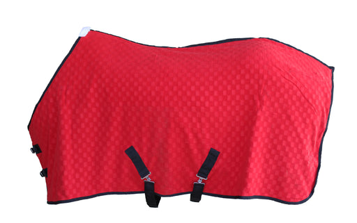 Horse Sheet Polar FLEECE COOLER Blanket Red 4334