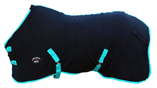 Horse Exercise Sheet Polar FLEECE COOLER Blanket Wicks Moisture  Turquoise 4350