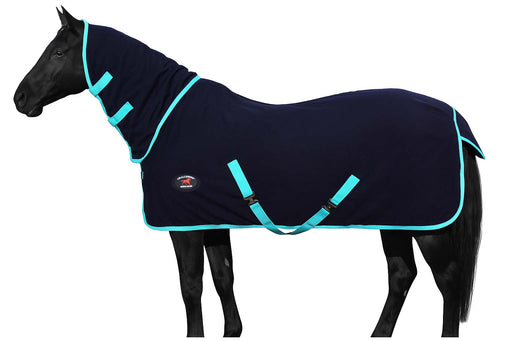 Horse Sheet Polar FLEECE COOLER Exercise Blanket Wicks Moisture  4384