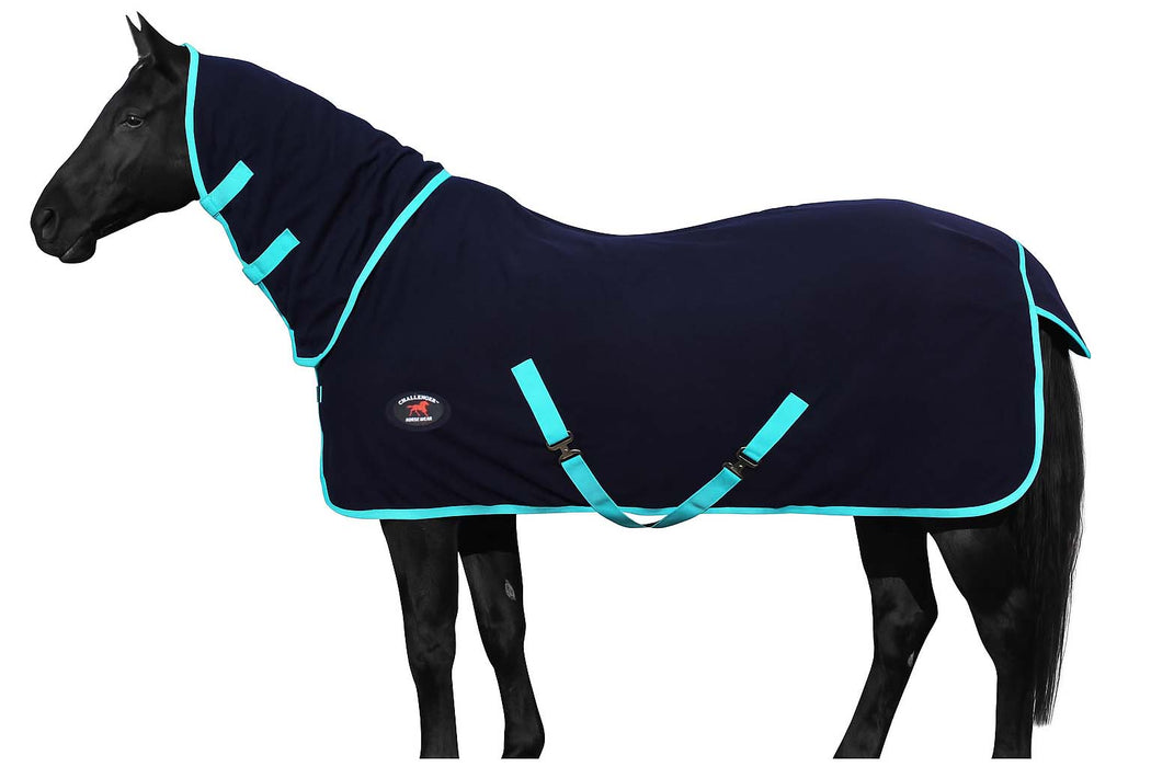 Horse Sheet Polar FLEECE COOLER Exercise Blanket Wicks Moisture  4384