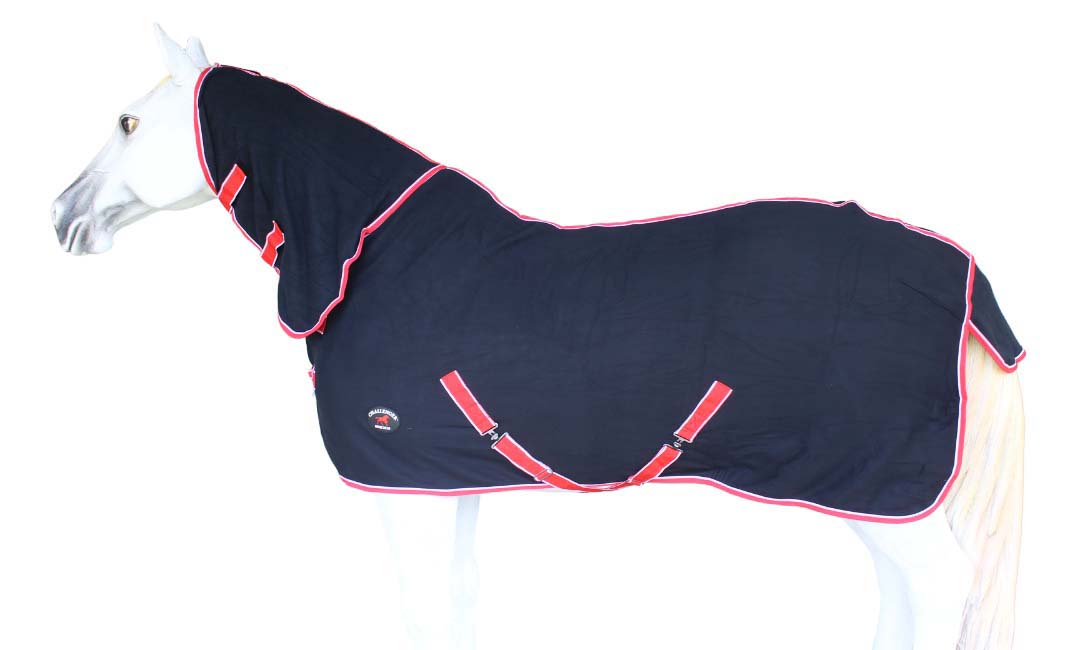 Horse Sheet Polar FLEECE COOLER Exercise Blanket Neck Wicks Moisture  4385N