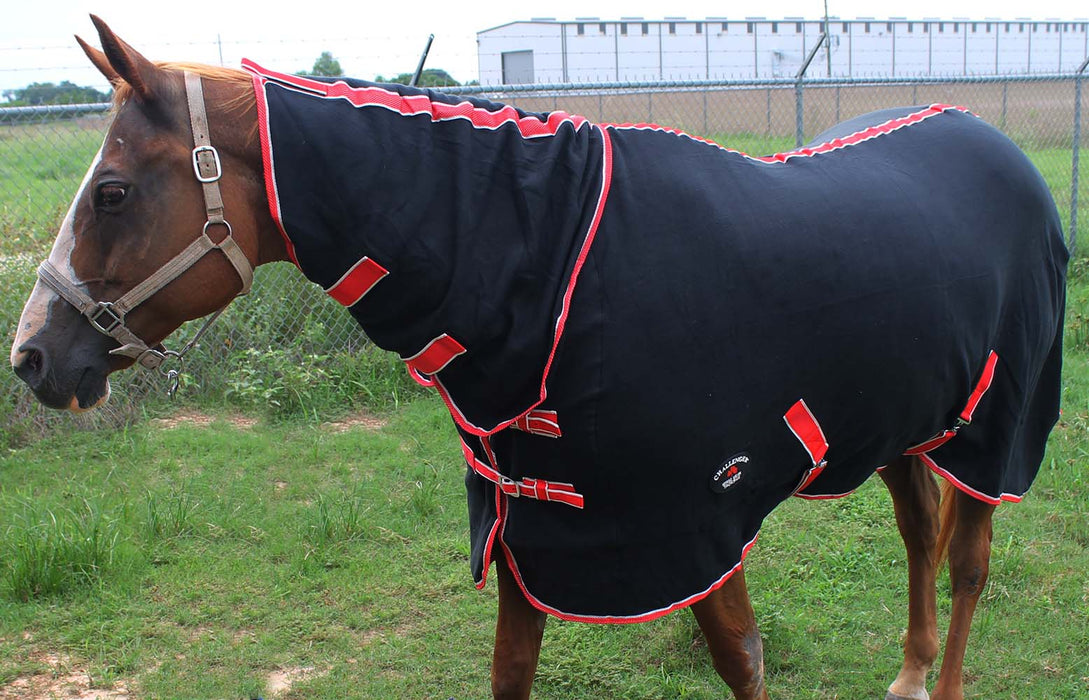 Horse Sheet Polar FLEECE COOLER Exercise Blanket Neck Wicks Moisture  4385N