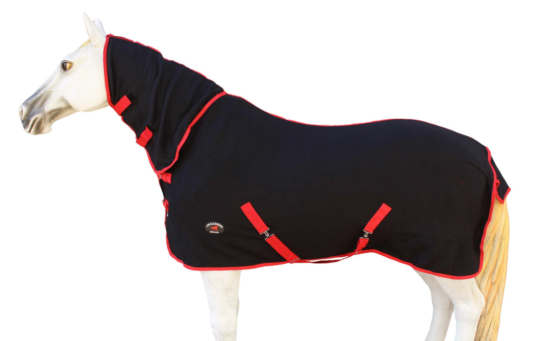 Horse Sheet Polar FLEECE COOLER Exercise Blanket Neck Wicks Moisture  4385N