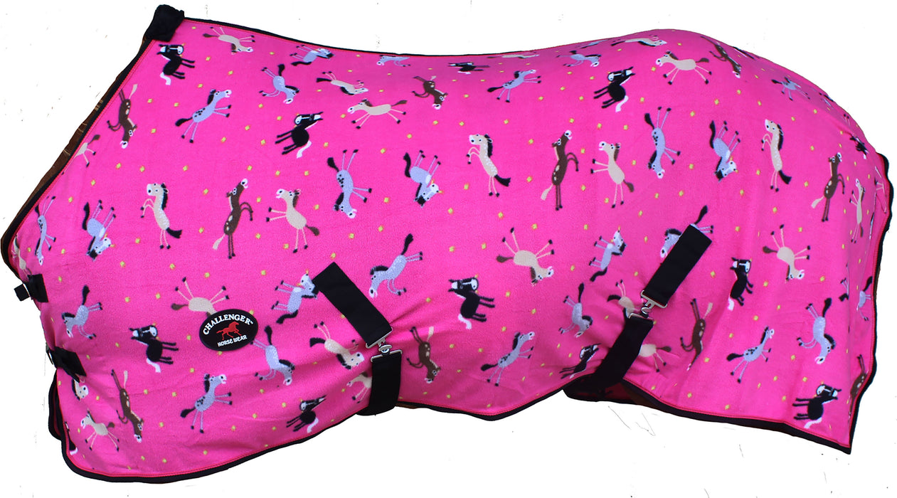 Horse Soft Fleece Cooler Contoured Exercise Blanket Liner Sheet Wicks 4397