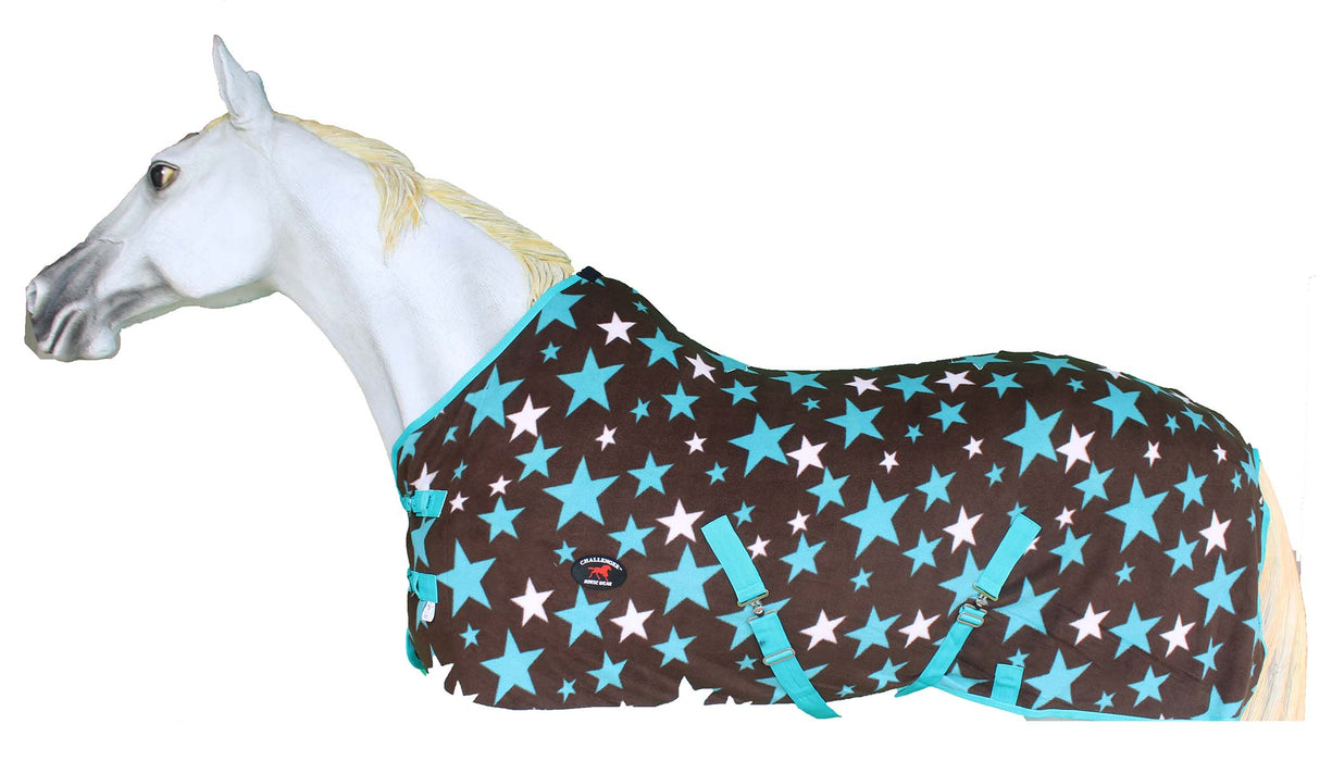 Horse Soft Fleece Cooler Contoured Exercise Blanket Liner Sheet Wicks 4397