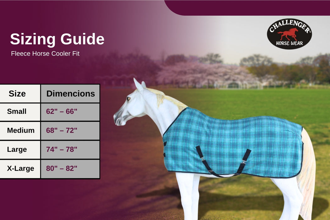 Horse Polar FLEECE COOLER Exercise Blanket Wicks Moisture Winter Liner  43EEFunPrint