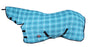Horse Polar Fleece Cooler with Combo Neck Moisture-Wicking Exercise Blanket, Breathable Lightweight Cooling Sheet Animal Print