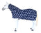 Horse Polar Fleece Cooler with Combo Neck Moisture-Wicking Exercise Blanket, Breathable Lightweight Cooling Sheet Animal Print