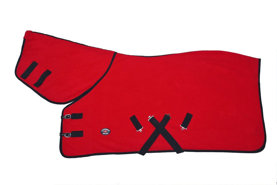 Horse Soft Fleece Cooler Contoured Exercise Blanket Liner Sheet Wicks 43MI