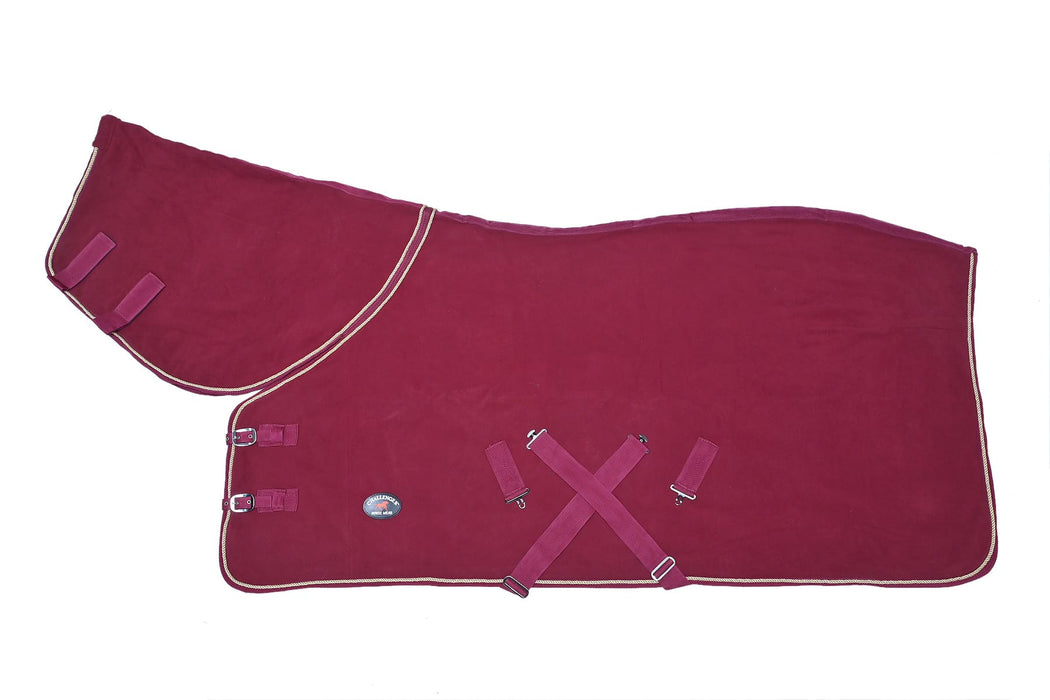 Horse Soft Fleece Cooler Contoured Exercise Blanket Liner Sheet Wicks 43MI