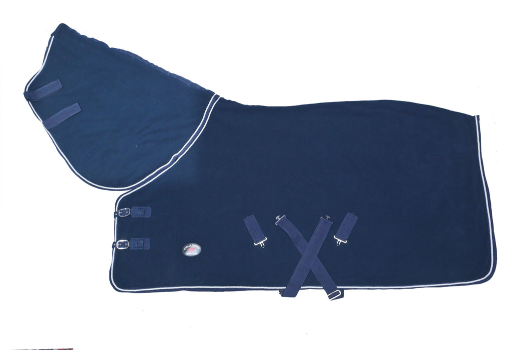 Horse Soft Fleece Cooler Contoured Exercise Blanket Liner Sheet Wicks 43MI
