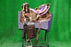 Horse Western Barrel Show Pleasure LEATHER SADDLE Bridle  50212