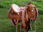 Horse Western Barrel Show Pleasure LEATHER SADDLE Cross 5062