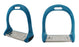 Horse Saddle Stirrups Lightweight Aluminum Casting English Riding Fillis Turquoise 51102TR