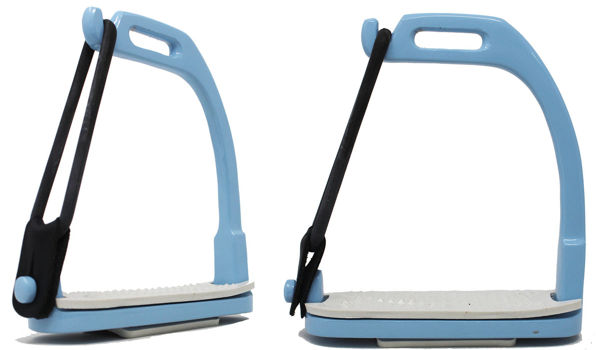 Horse English Saddle Steel Safety Peacock IRON FILLIS Stirrups 4-3/4" 51111