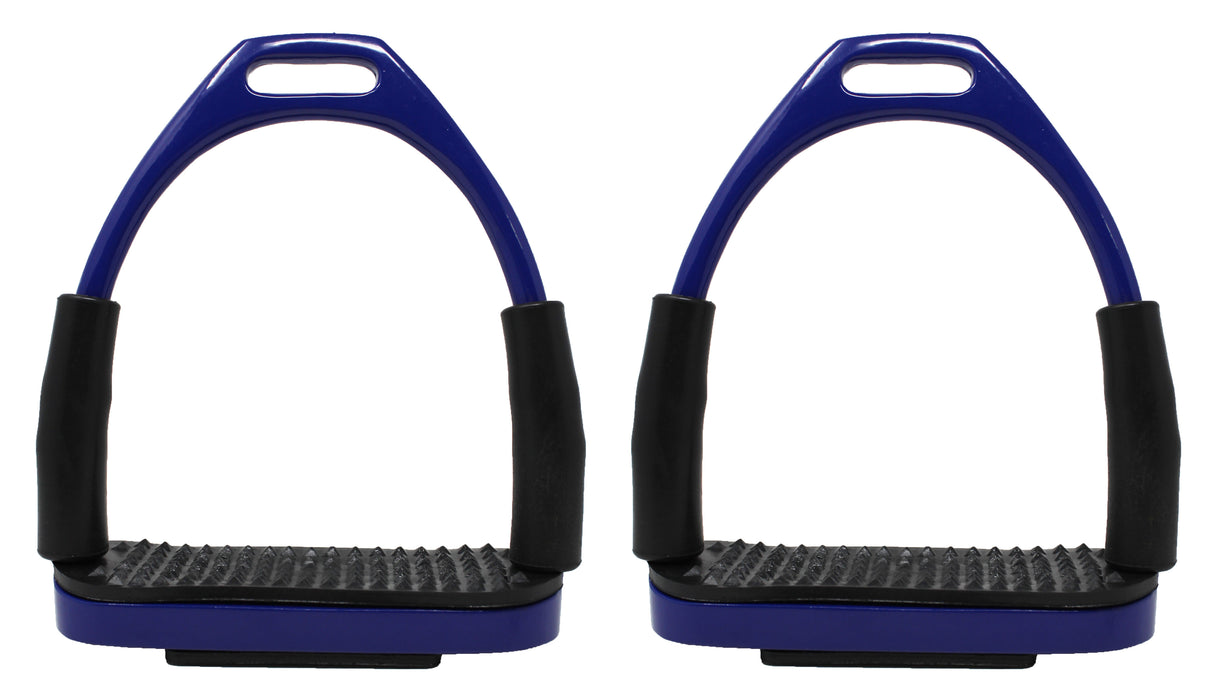 Horse Saddle English Stirrups Riding Flex Irons Double Jointed 4-3/4 51112