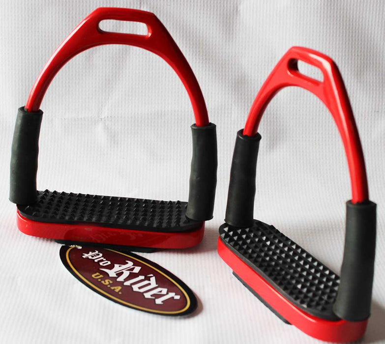 Horse Saddle English Stirrups Riding Flex Irons Double Jointed 4-3/4 51112