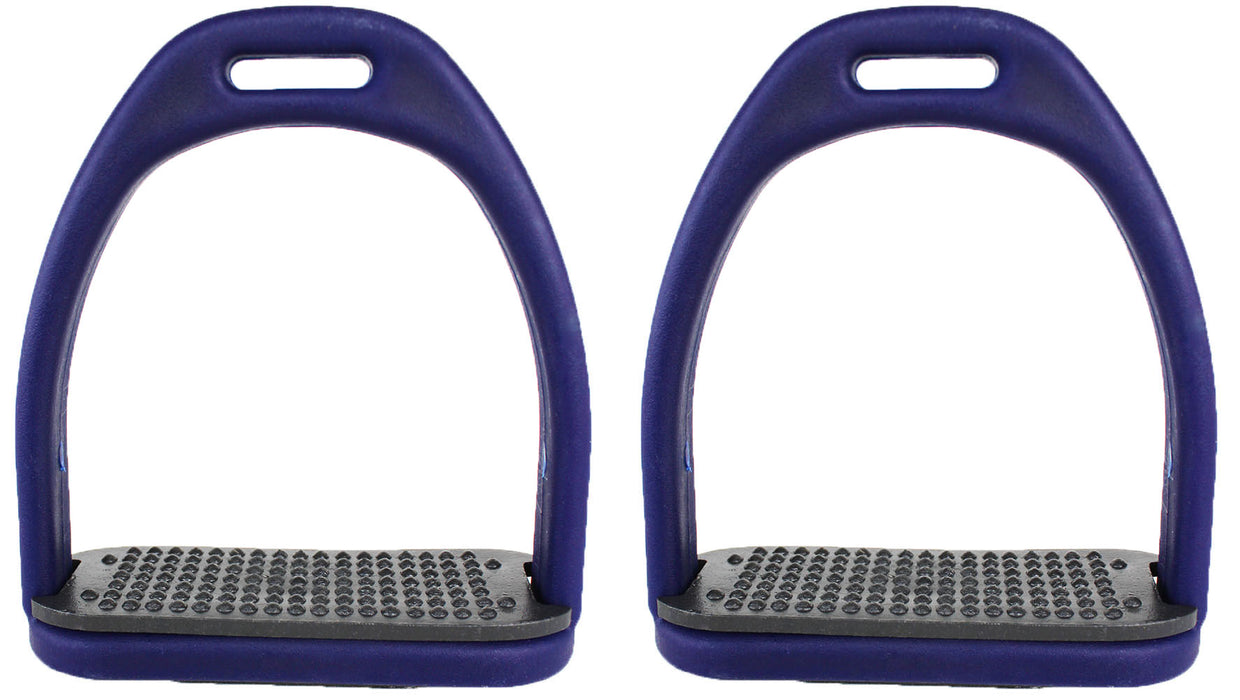 Horse Saddle English Composite Light Weight Stirrups 4-1/2" Wide 51113