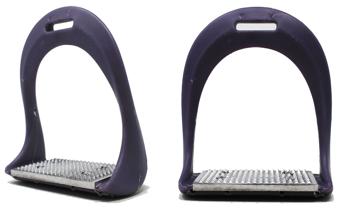 Horse Saddle Riding Light Weight Composite English Stirrups Lavender 51138PR
