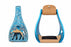 Horse Western Saddle Turquoise Aluminium Bell Engraved Cut-Out Stirrups 51146v