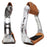 Horse Saddle Western Aluminum Barrel Engraved Straight Stirrups 51149