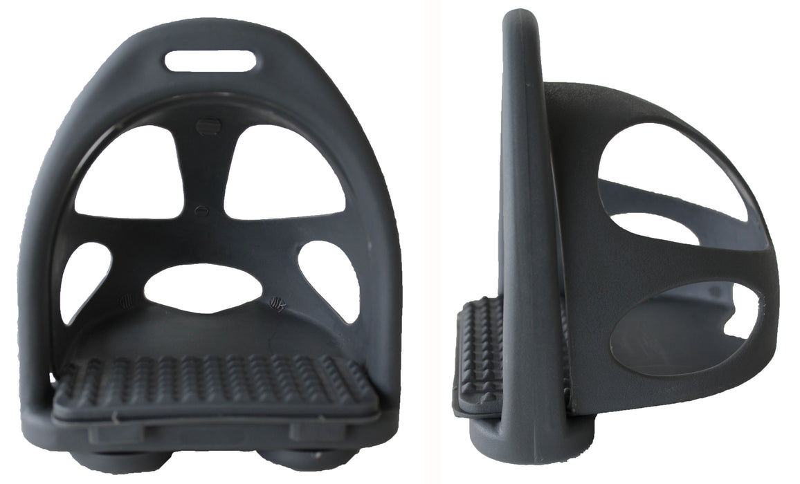 Horse Saddle English Composite Safety Removeable Cage Endurance Stirrups 51166