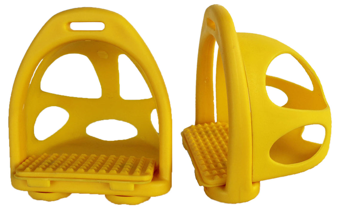 Horse Saddle English Composite Safety Removeable Cage Endurance Stirrups 51166