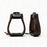 Horse Western 5" Wide Brown Rawhide Covered Aluminum Saddle Roper Stirrups Tack 51175BR