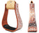 Horse Western 5" Wide Barrel Racer Engraved Aluminum Show Stirrups 51177v