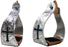 Horse Horse Saddle Stirrups Western Aluminium Twisted Engraved Rhinestone Cross 51189TR
