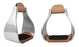 Horse Saddle Western Stirrups Light weight Aluminum 6" Wide ROPER Stirrups 51219