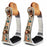 Horse Western 5" Wide Turquoise Stone ALUMINUM COPPER Barrel Stirrups 51237