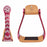 Horse Western 5" Wide Barrel Racer Engraved Aluminum Show Stirrups 51244