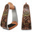 Horse Western 5" Wide Rodeo Engraved Aluminum Angled Show Stirrups 51260