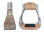 Horse Western 5" Wide Copper Sunflower Engraved Lightweight Aluminum Roper Saddle Stirrups Tack 51269