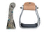 Horse 4-1/2" Aluminum Floral Engraved Western Riding Barrel Saddle Stirrups 51272