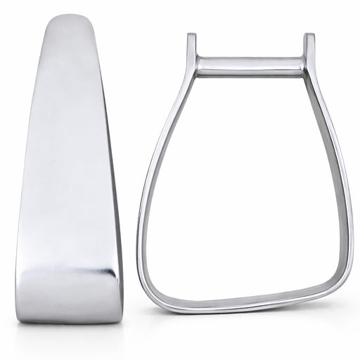 Horse Western 5.5" Wide Angled Slanted Aluminum Saddle Stirrups 5130