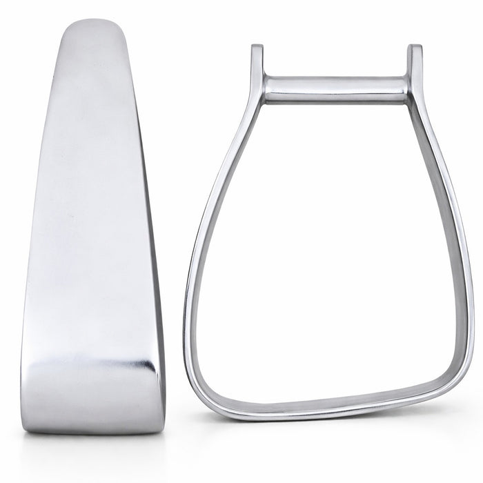 Horse Western 5.5" Wide Angled Slanted Aluminum Saddle Stirrups 5130