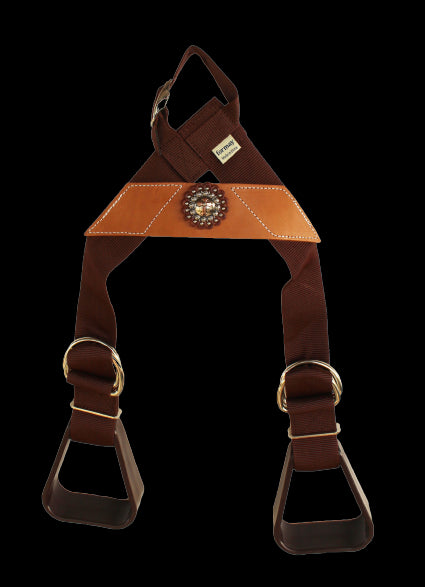 Horse Saddle Stirrups Western Show Youth Rider Buddy Kids Concho 5138CO