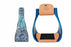 Horse Western 5" Wide Turquoise Engraved Aluminum Rubber Tread Show Stirrups 5176TR