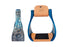 Horse Western 5" Wide Turquoise Engraved Aluminum Rubber Tread Show Stirrups 5176TR