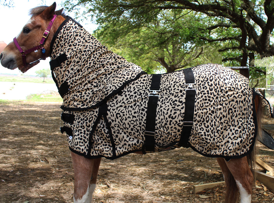 Miniature Weanling Donkey Pony Horse Foal Summer Flysheet Neck Blanket 51817