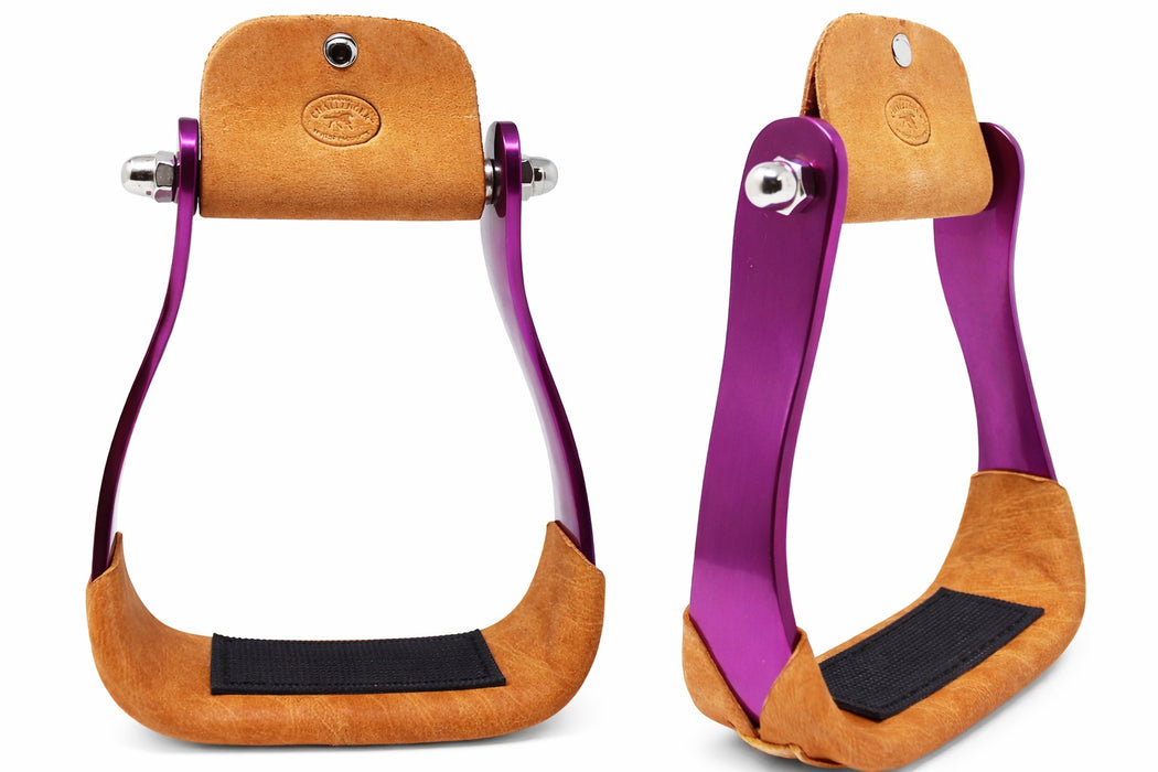 Horse 4-3/4" Western Saddle Barrel Racing Lightweight Aluminium Stirrups 5181