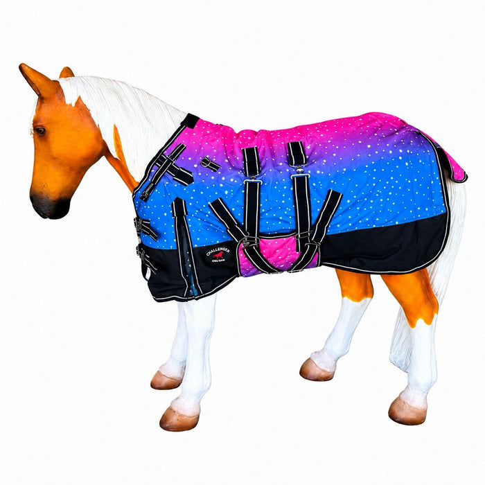 Challenger 1200D Foal Winter Blanket Miniature Pony Donkey Bellyband Turquoise Rustic250g Poly-Fill 519Patterns
